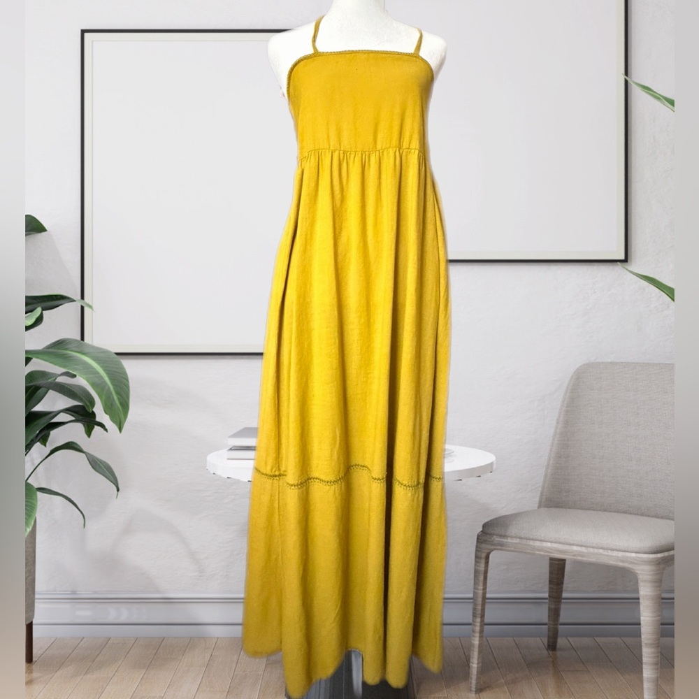 TopMark Women’s Green Max Dress with Straight Neckline Size: Small - Picture 4 of 13
